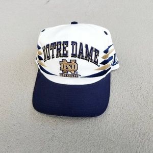 90s Logo Athletics Notre Dame snapback hat!